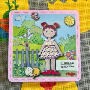 HABA Dress-up Doll Lilli Magnetic Game Box